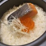 鮭とイクラの土鍋ご飯